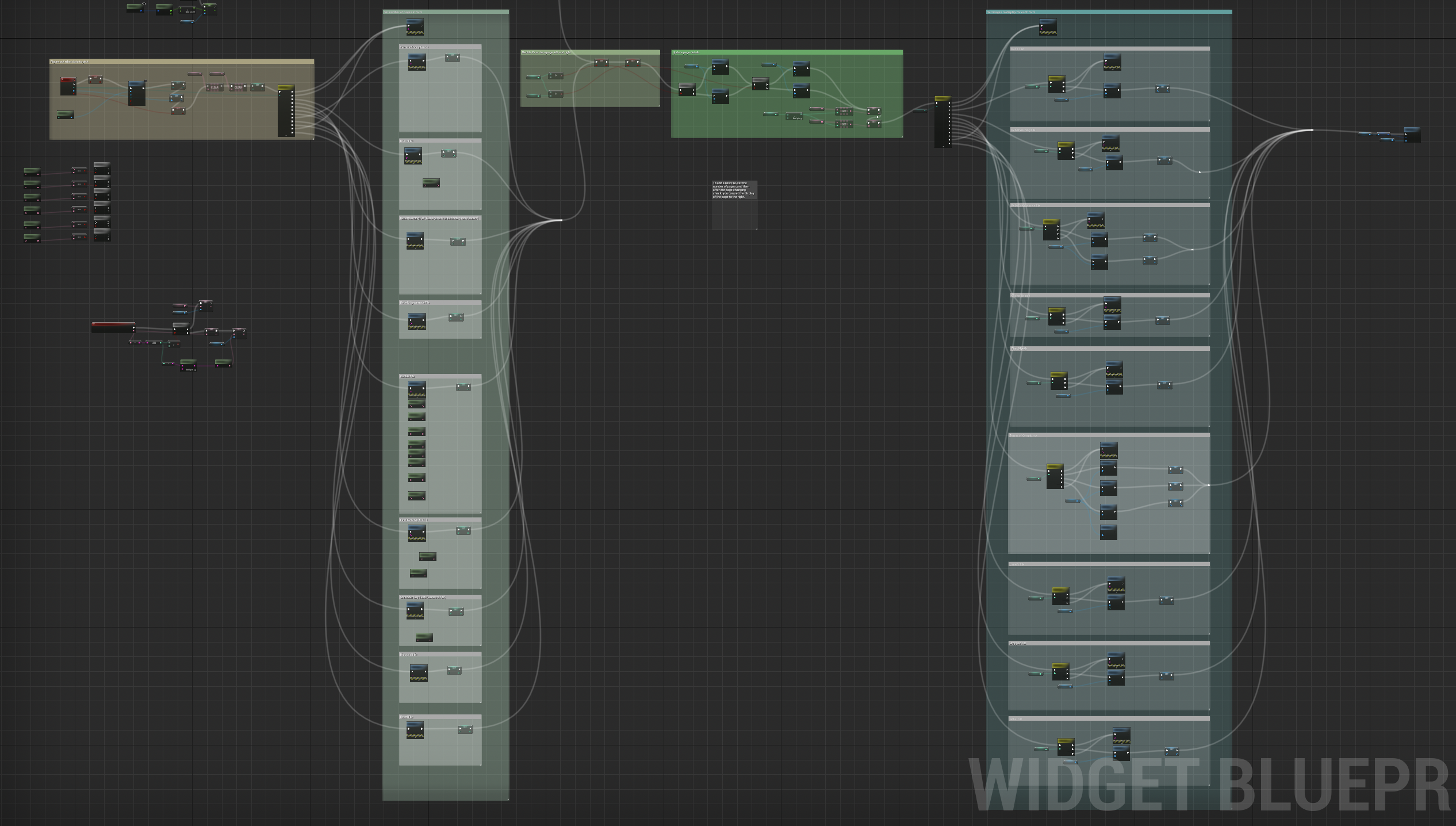 I think this would scare other coders Some code layed out visually. A first 'column' sets the number of pages, and a second 'column' sets the images for each page.